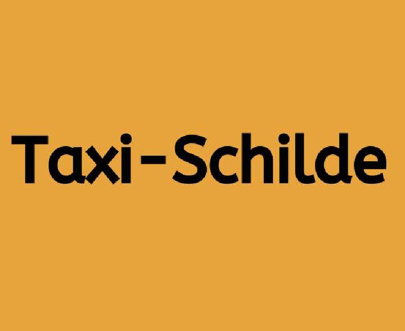 Foto van Taxi-schilde