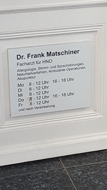 Foto van Dr. med. Frank Matschiner