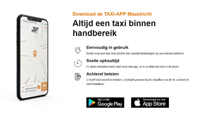 Foto van Taxi App Maastricht