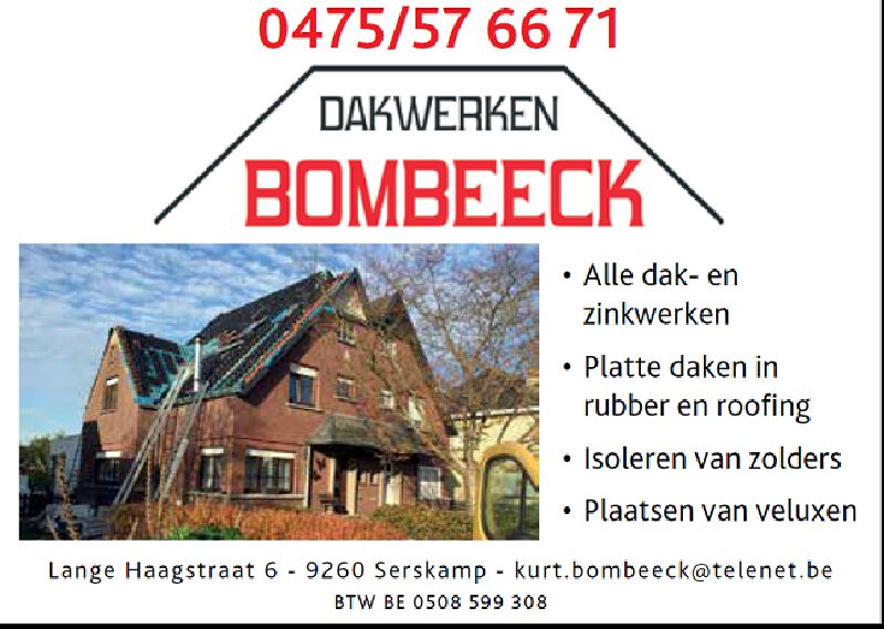 Foto van BV Dakwerken Bombeeck