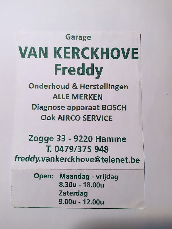 Foto van Garage Van Kerckhove Freddy