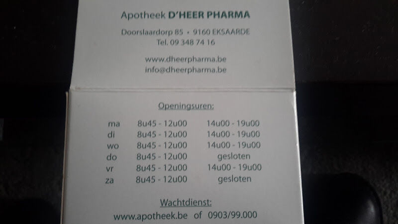 Foto van Apotheek D'heer PHARMA