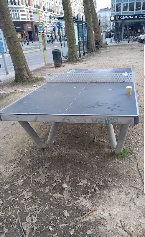 Foto van Table de ping-pong publique